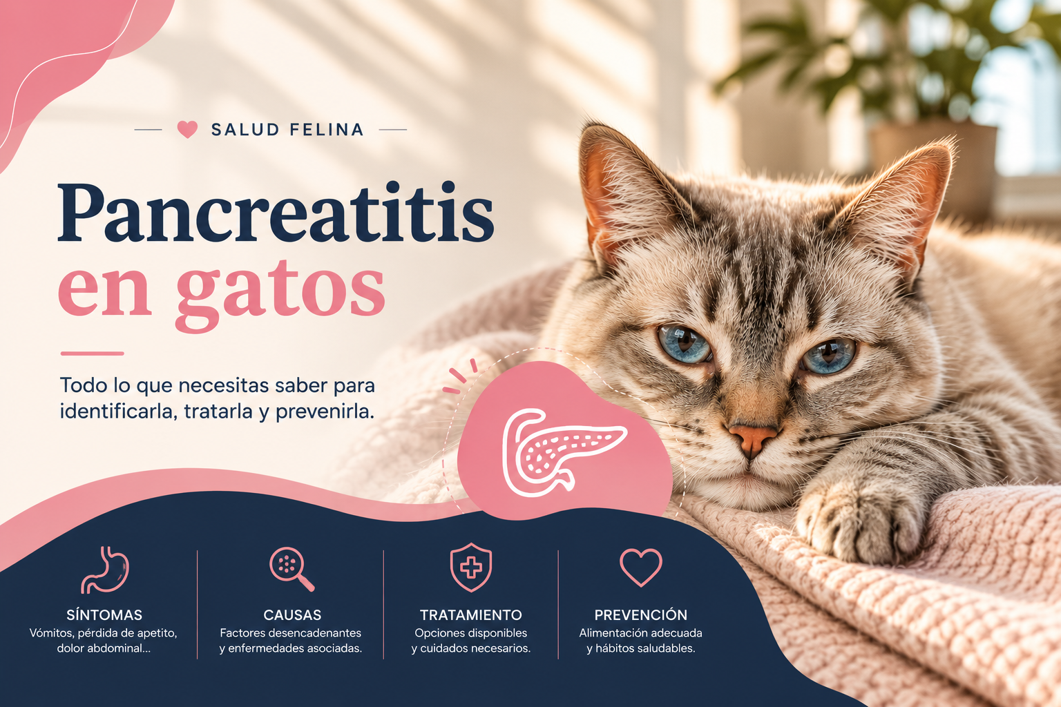 Pancreatitis en gatos